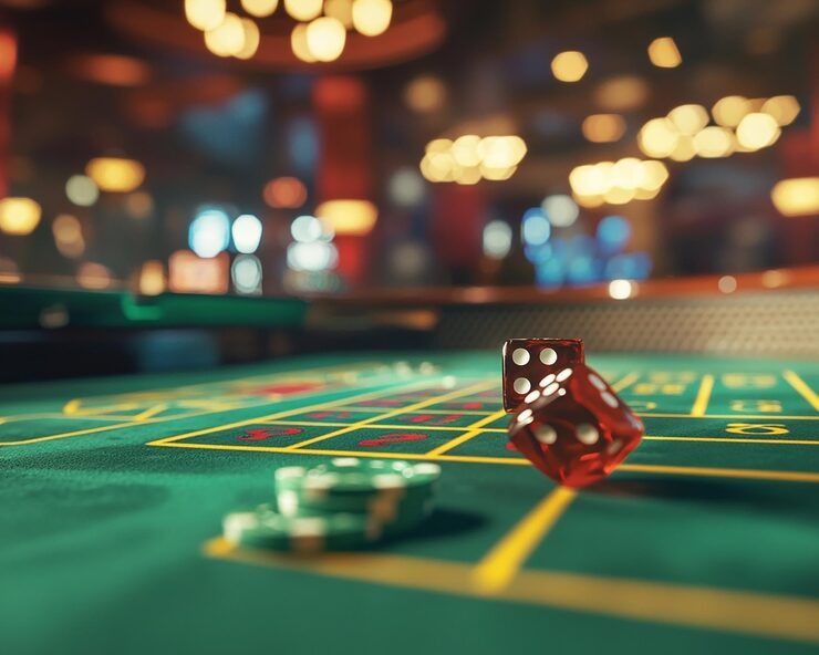 Live Texas Poker table at erek 53 with dealer and player positions